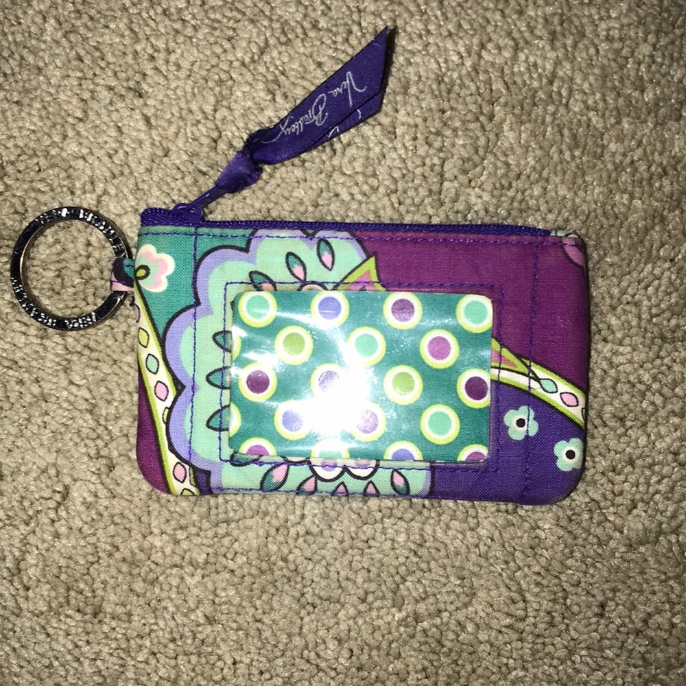 Vera Bradley Heather Print ID wallet